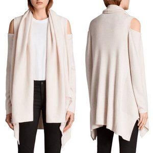 All Saints Cava Cold Shoulder Wool Sweater